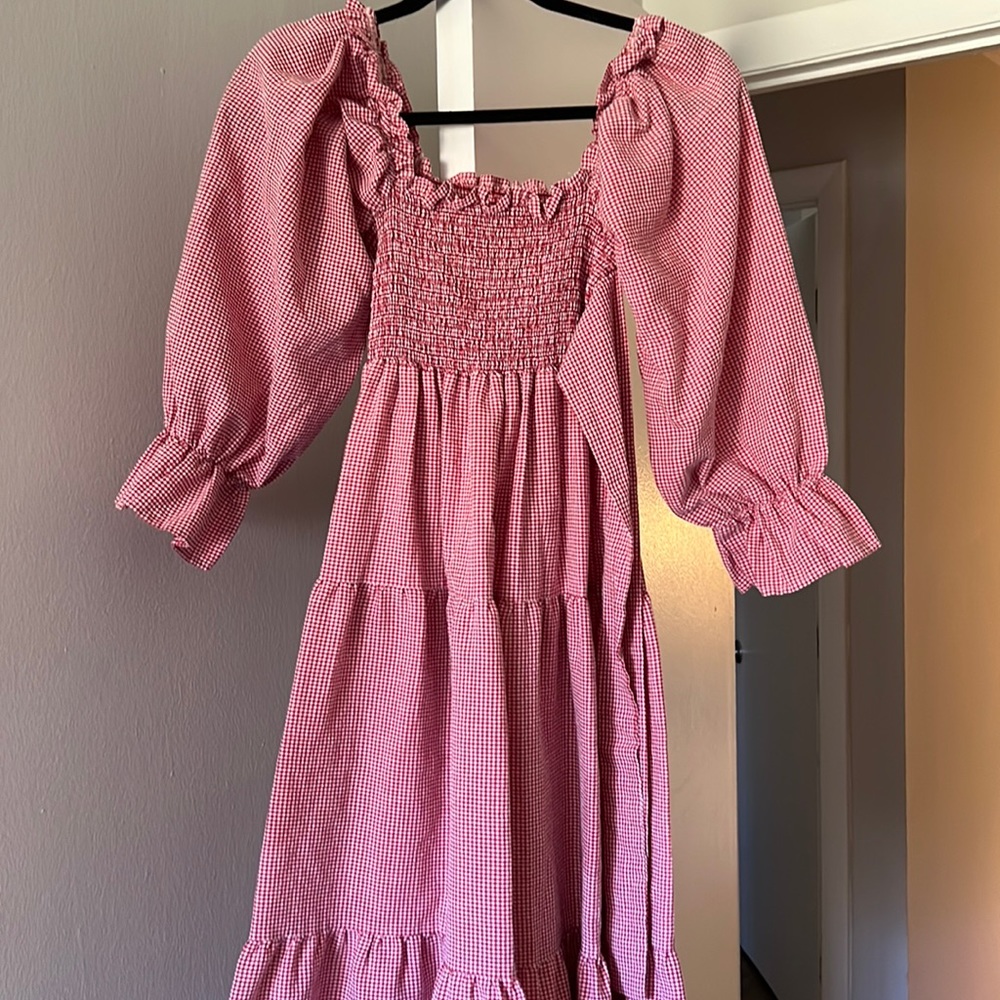 Red Gingham Dress